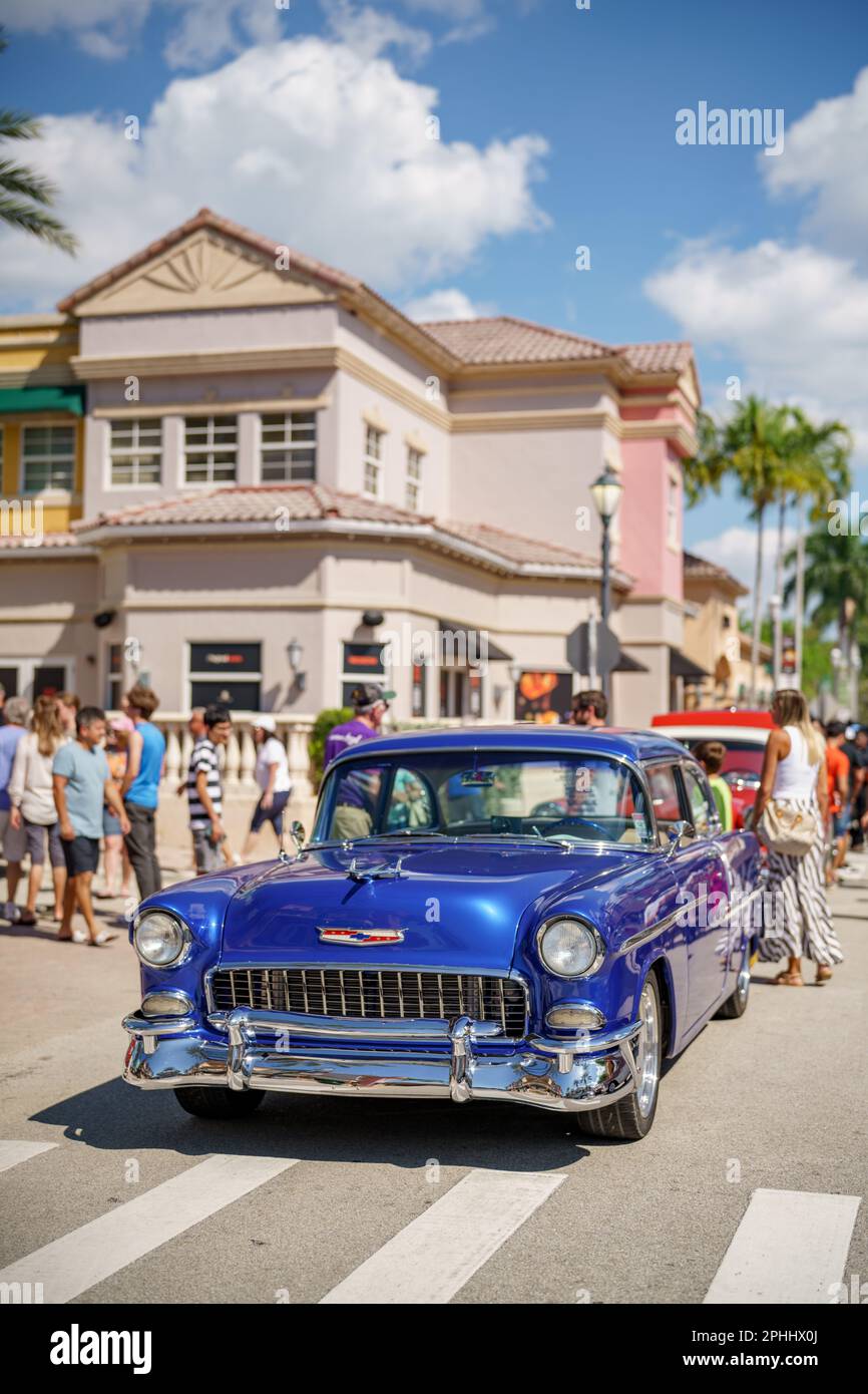Weston, FL, USA March 12, 2023 Mint condition Chevrolet at a car show Stock Photo Alamy