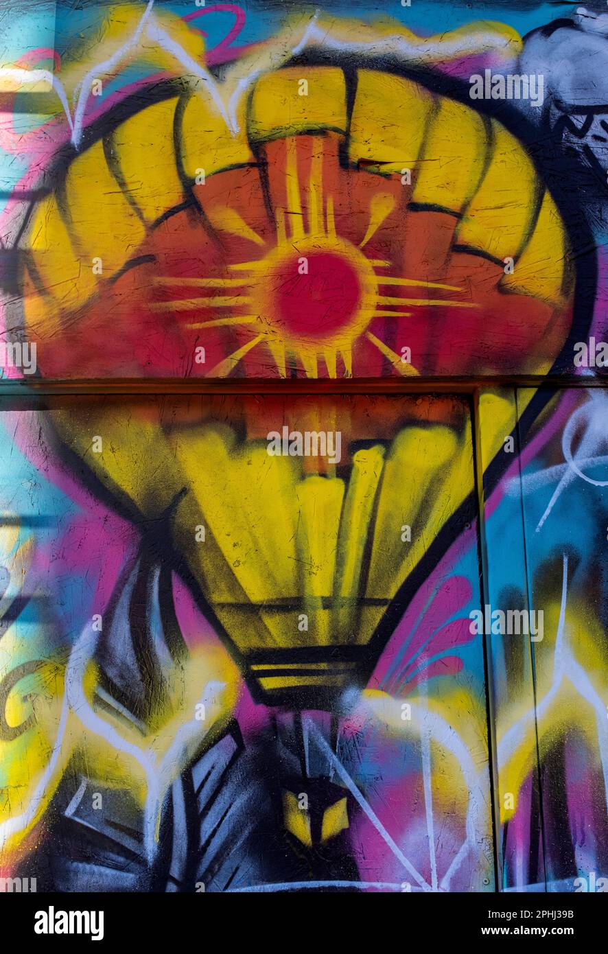 street art in Albuquerque, New Mexico Stock Photo Alamy