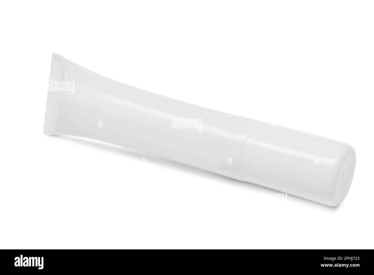 Blank tube of cosmetic product isolated on white Stock Photo - Alamy