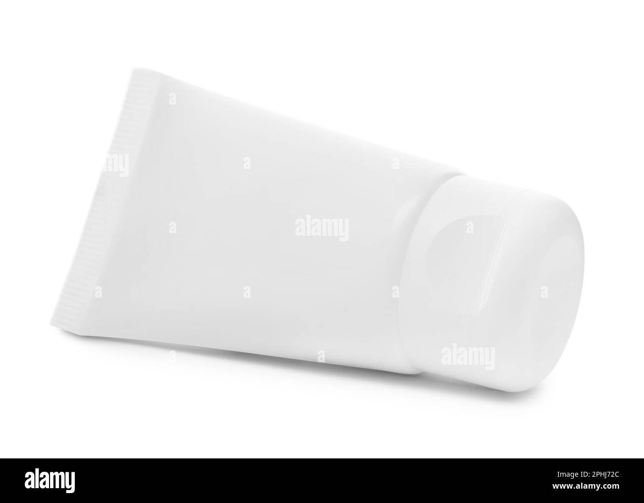 Blank tube of cosmetic product isolated on white Stock Photo - Alamy