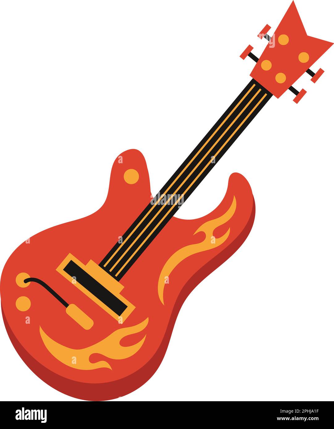 Musical electric guitar Stock Vector Image & Art - Alamy