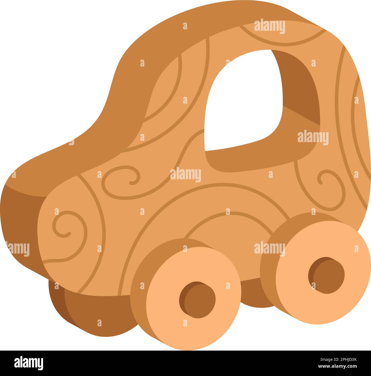 wooden toy car Stock Vector Image & Art - Alamy