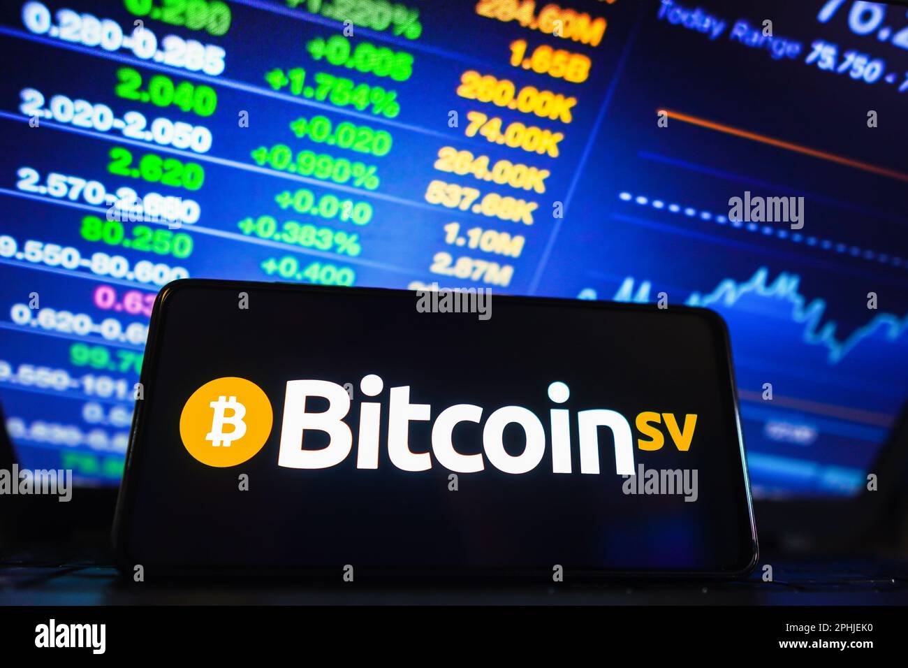 Bitcoin sv bsv hi-res stock photography and images - Alamy