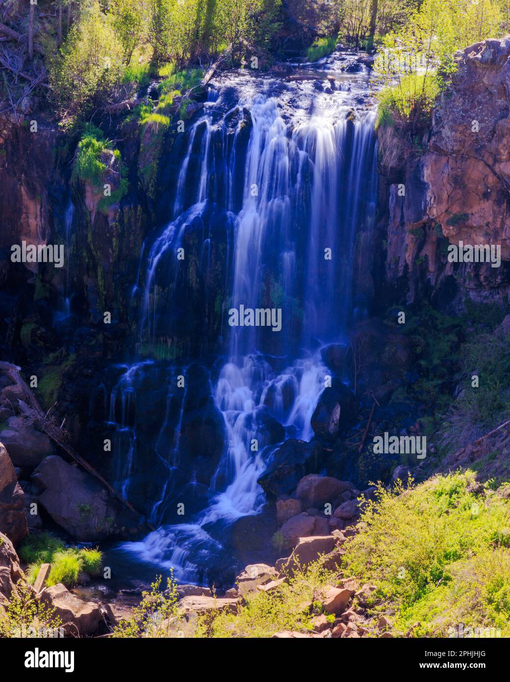 Pacheta Falls on the Mogollon Rim in the White Mountains of Arizona