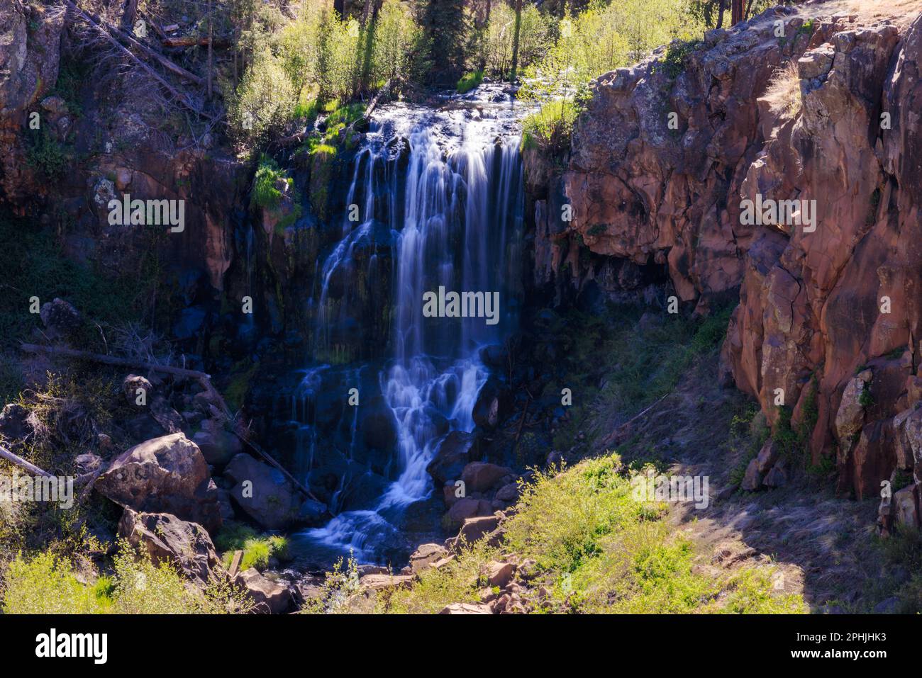 Pacheta Falls on the Mogollon Rim in the White Mountains of Arizona