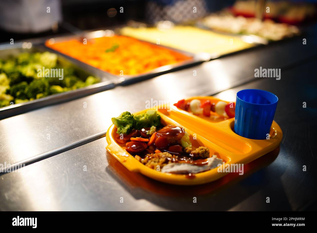 File photo dated 07/09/22 of a lunch tray in a school canteen, as ...