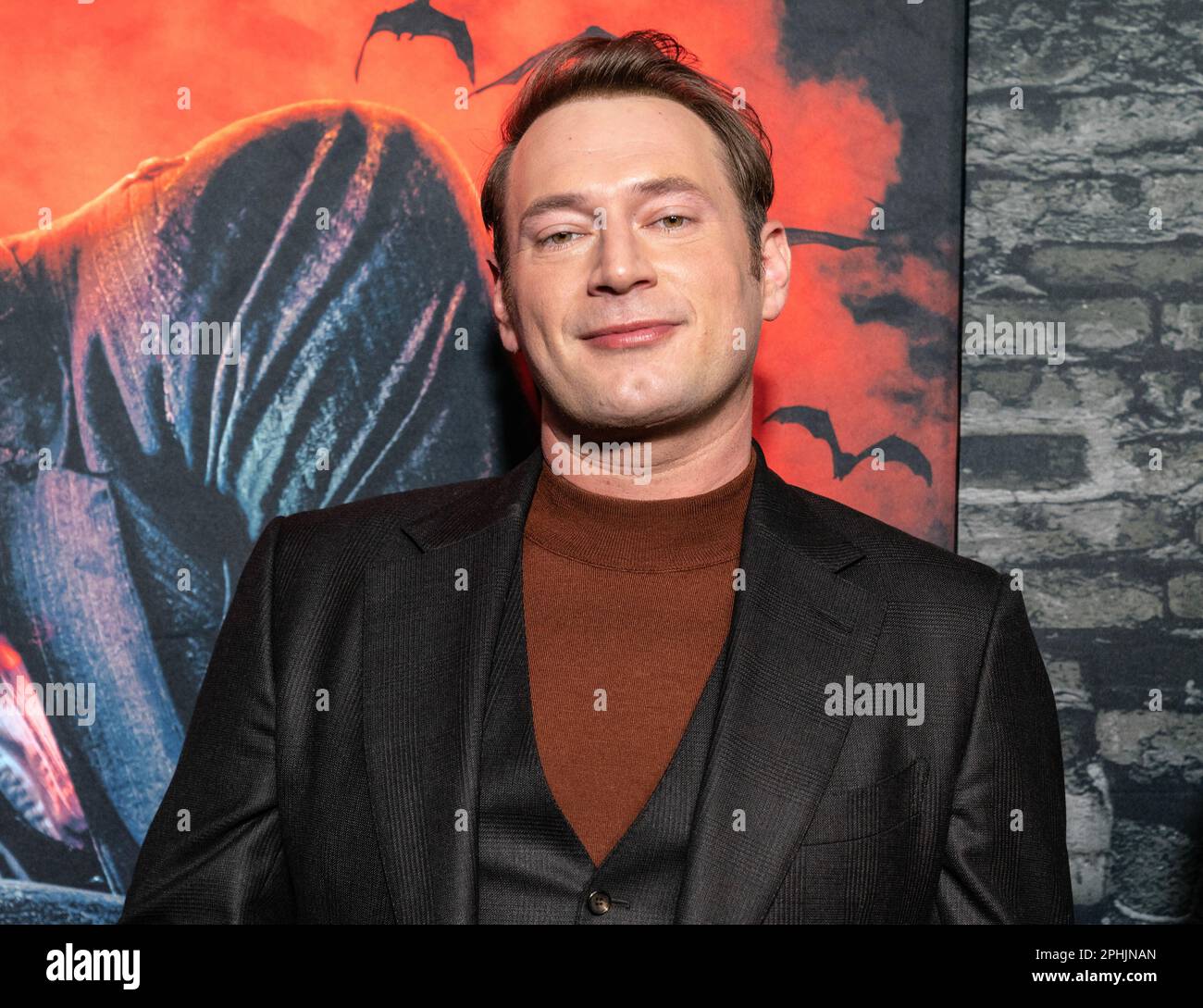Brandon Scott Jones attends premiere of Universal Pictures Renfield at