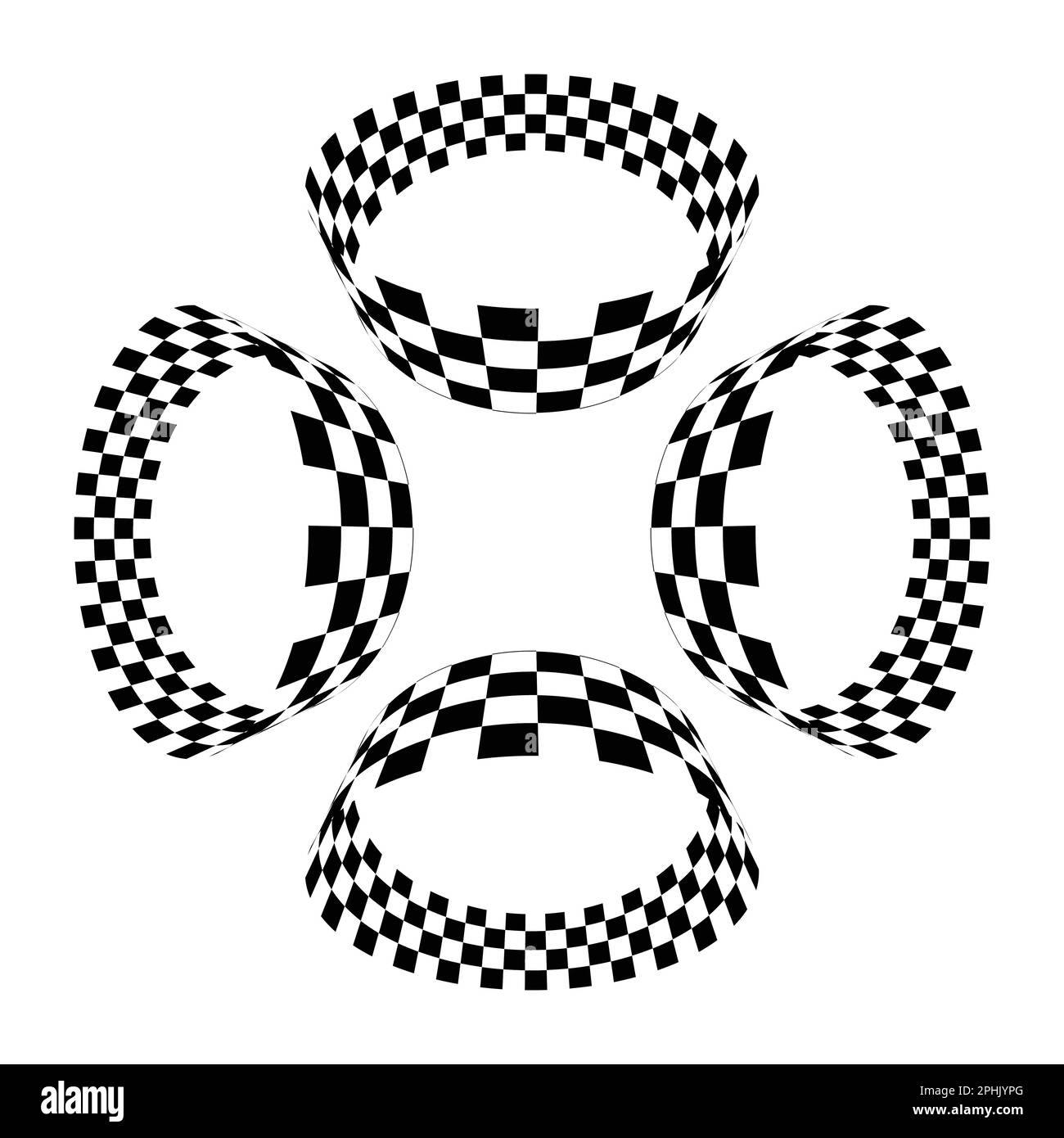 Black and white flag perspective set Stock Vector Image & Art Alamy