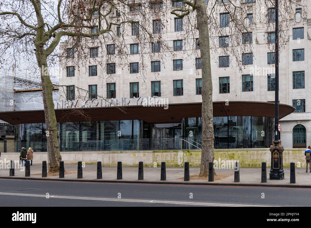 New Scotland Yard police headquarters in Westminster, London Stock Photo