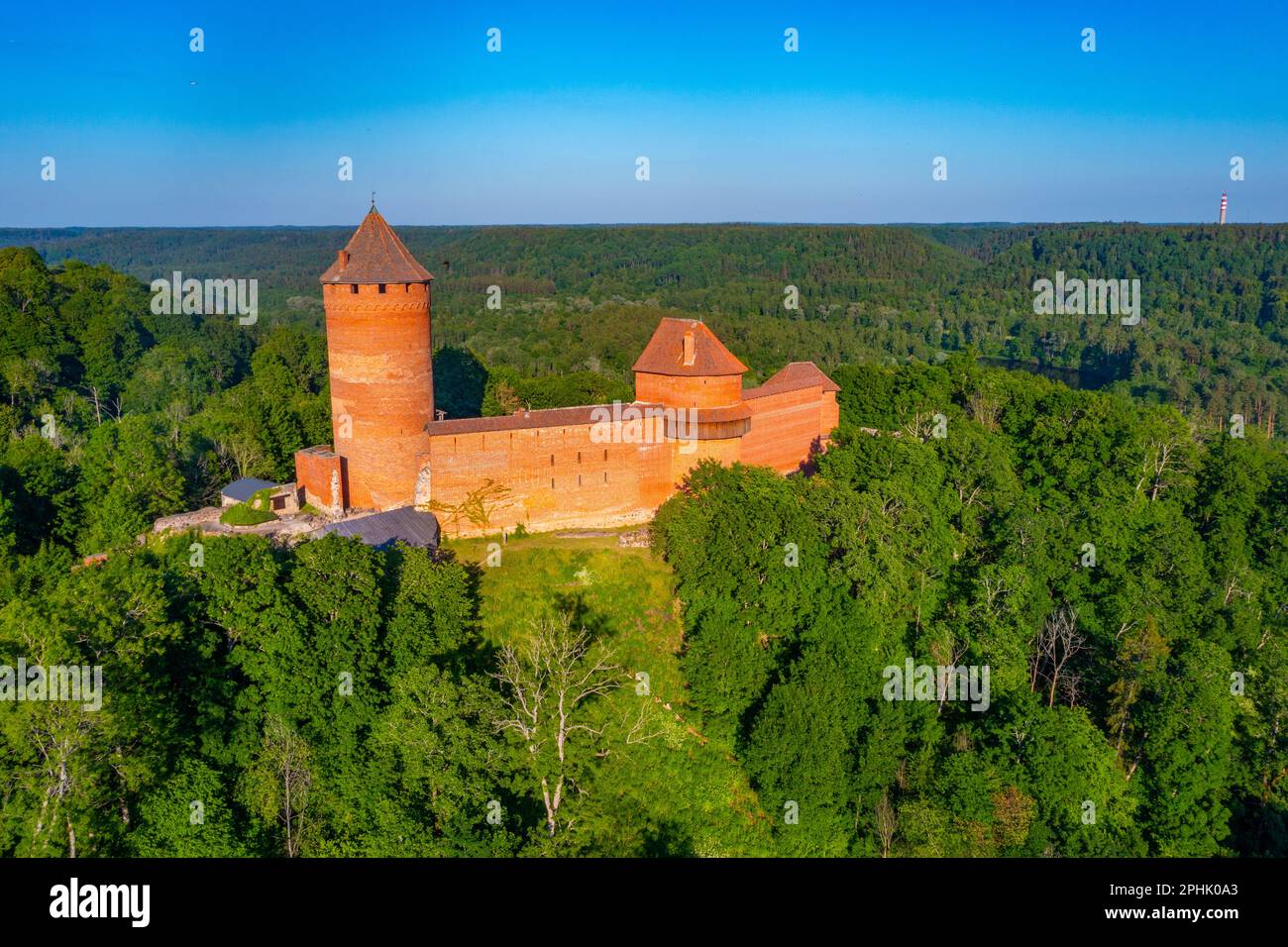 Turiada Tower turaida tourist attraction hi-res stock photography and images ...