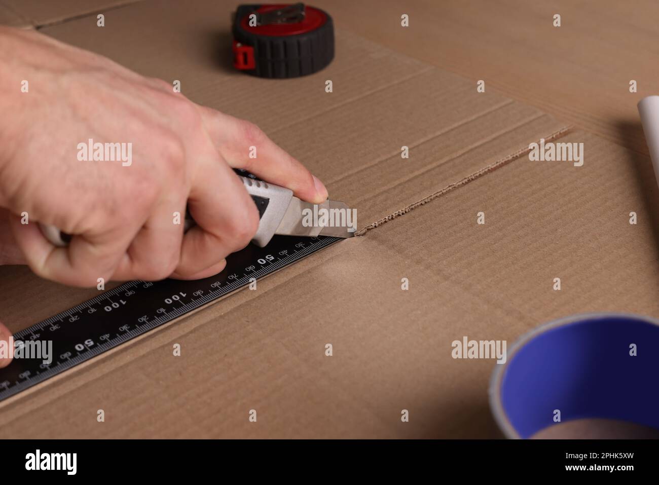 Retractable ruler hi-res stock photography and images - Alamy