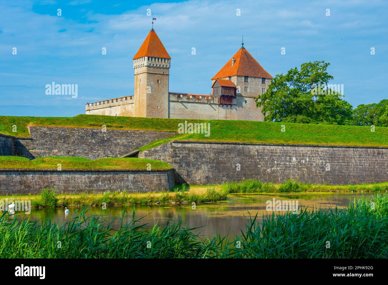 view-of-kuressaare-castle-in-estonia-stock-photo-alamy
