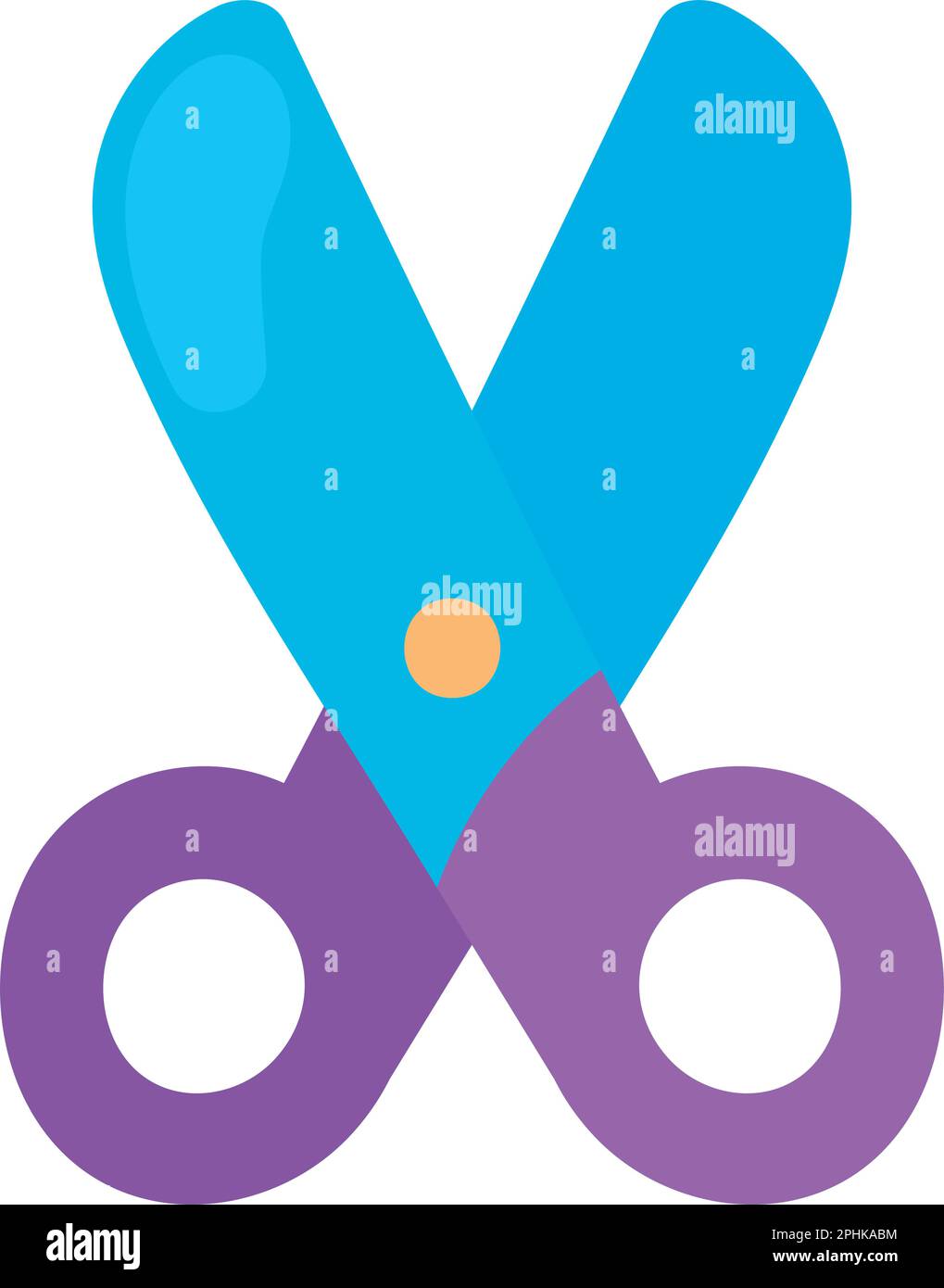 scissors cartoon icon Stock Vector Image & Art - Alamy
