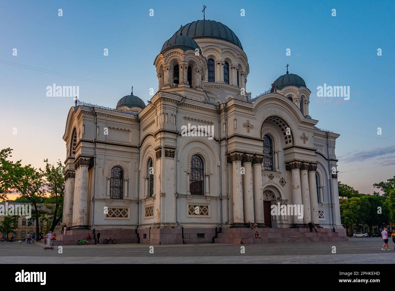St. Michael the Archangel's Church in Kaunas, Lithuania. Stock Photo
