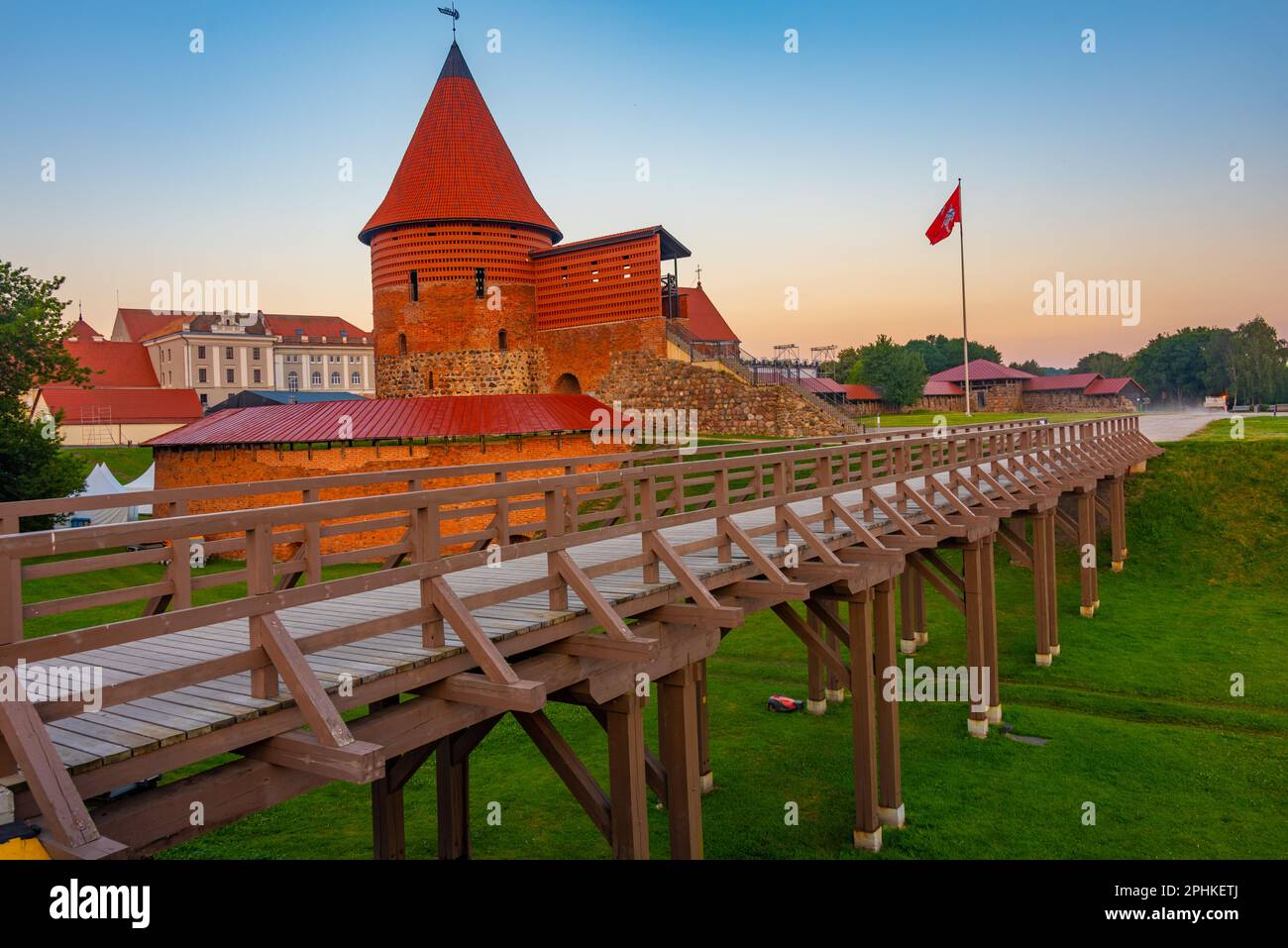 Sunrise view of Kaunas castle in Lithuania Stock Photo - Alamy