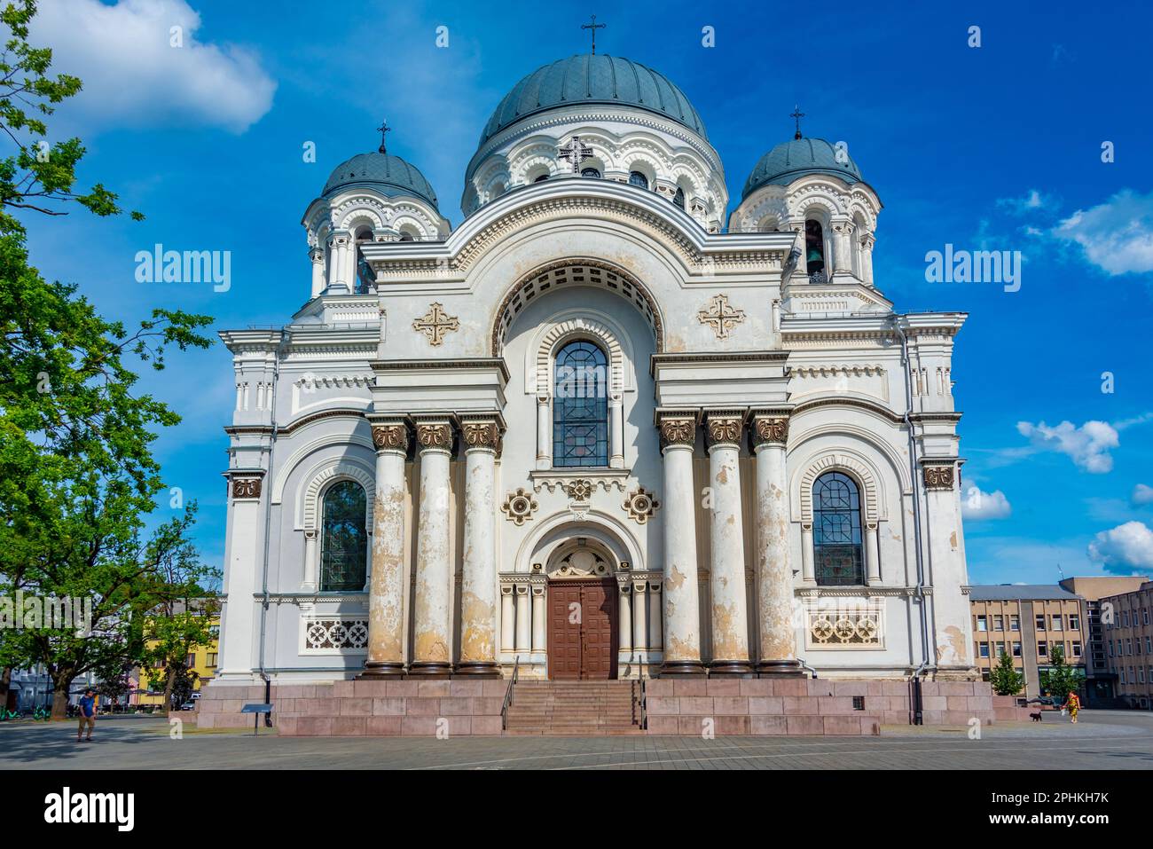 St. Michael the Archangel's Church in Kaunas, Lithuania. Stock Photo