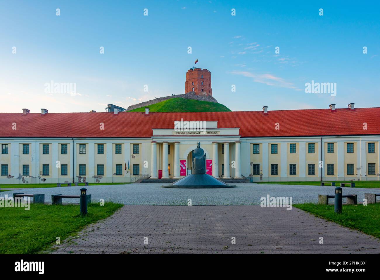 The Lithuania National Museum under the Gediminas hill in Vilnius