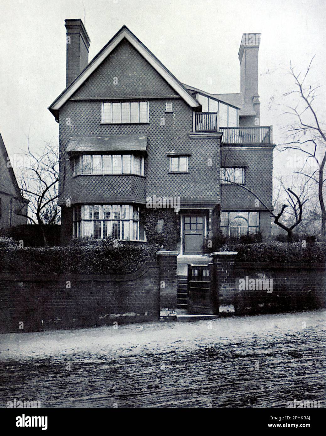 Frognal, Hampstead, Greenaway;s home, photograph from the book Kate