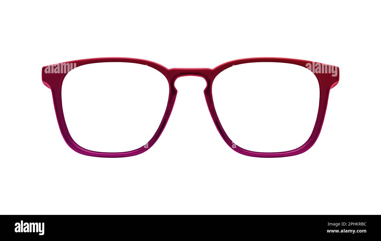 Glasses isolated on white background Stock Photo - Alamy