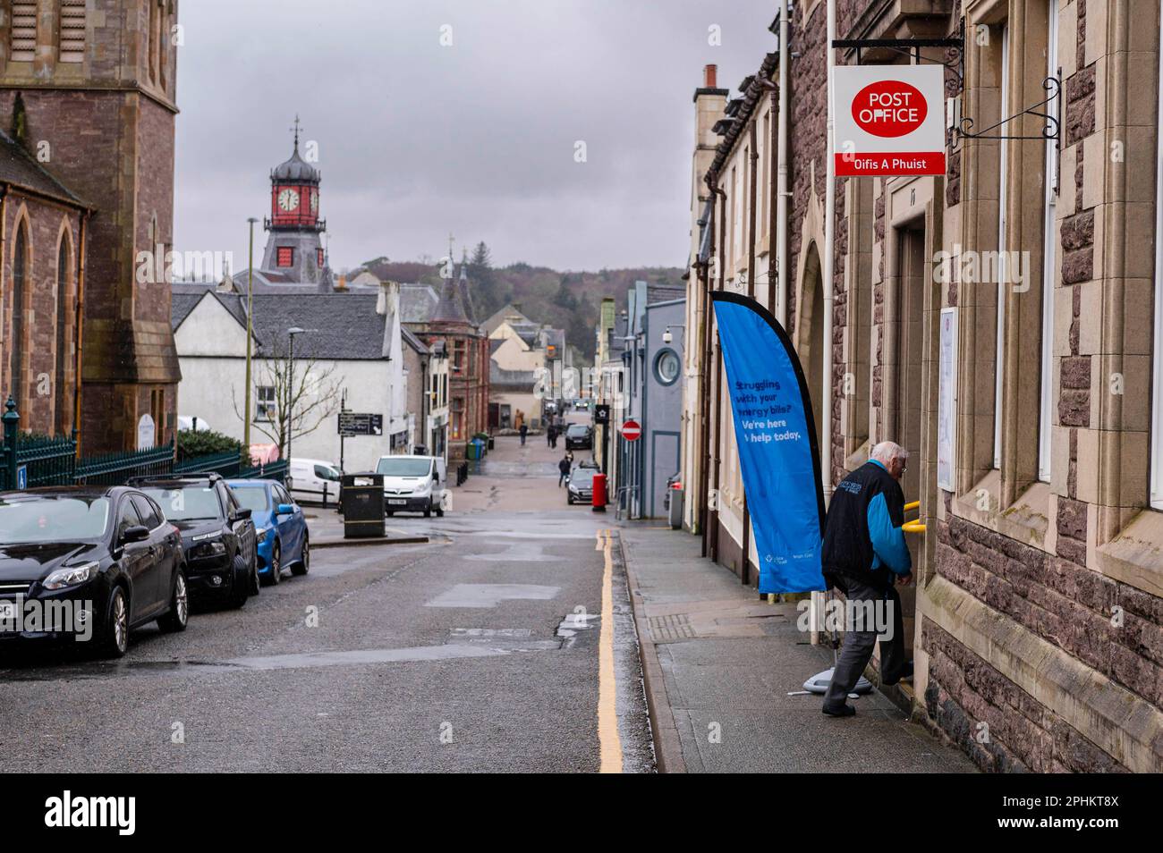 editorial-use-only-a-pop-up-event-at-stornoway-post-office-being-run