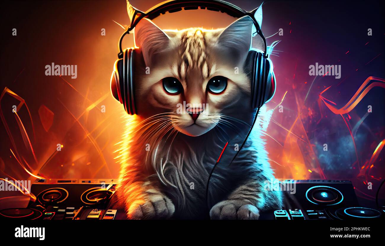 Dj kitty hi-res stock photography and images - Alamy