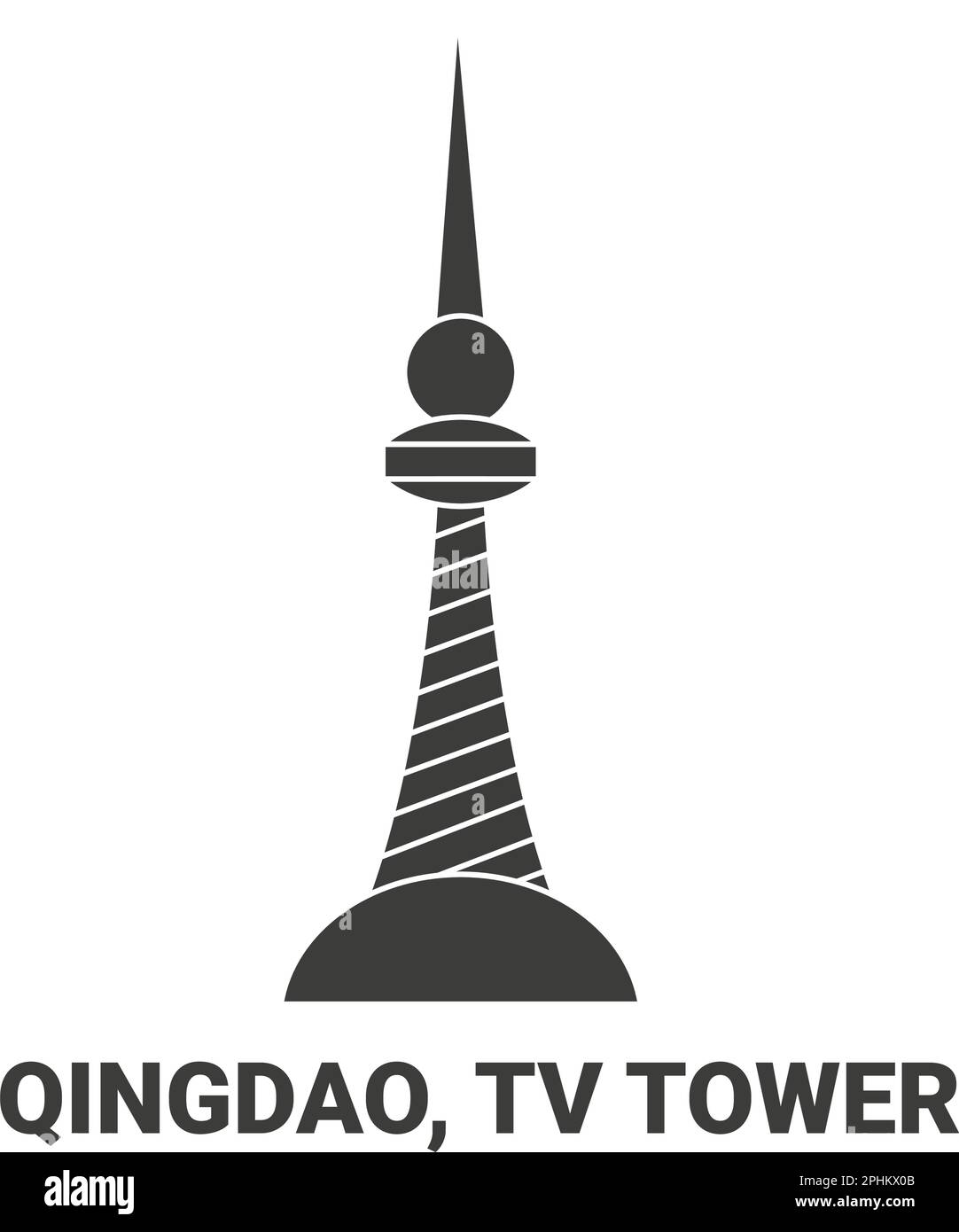 historical-sight-and-observation-tower-black-and-white-stock-photos