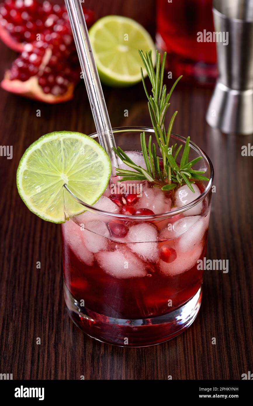 The Pomegranate Paloma is a classic cocktail made with freshly squeezed