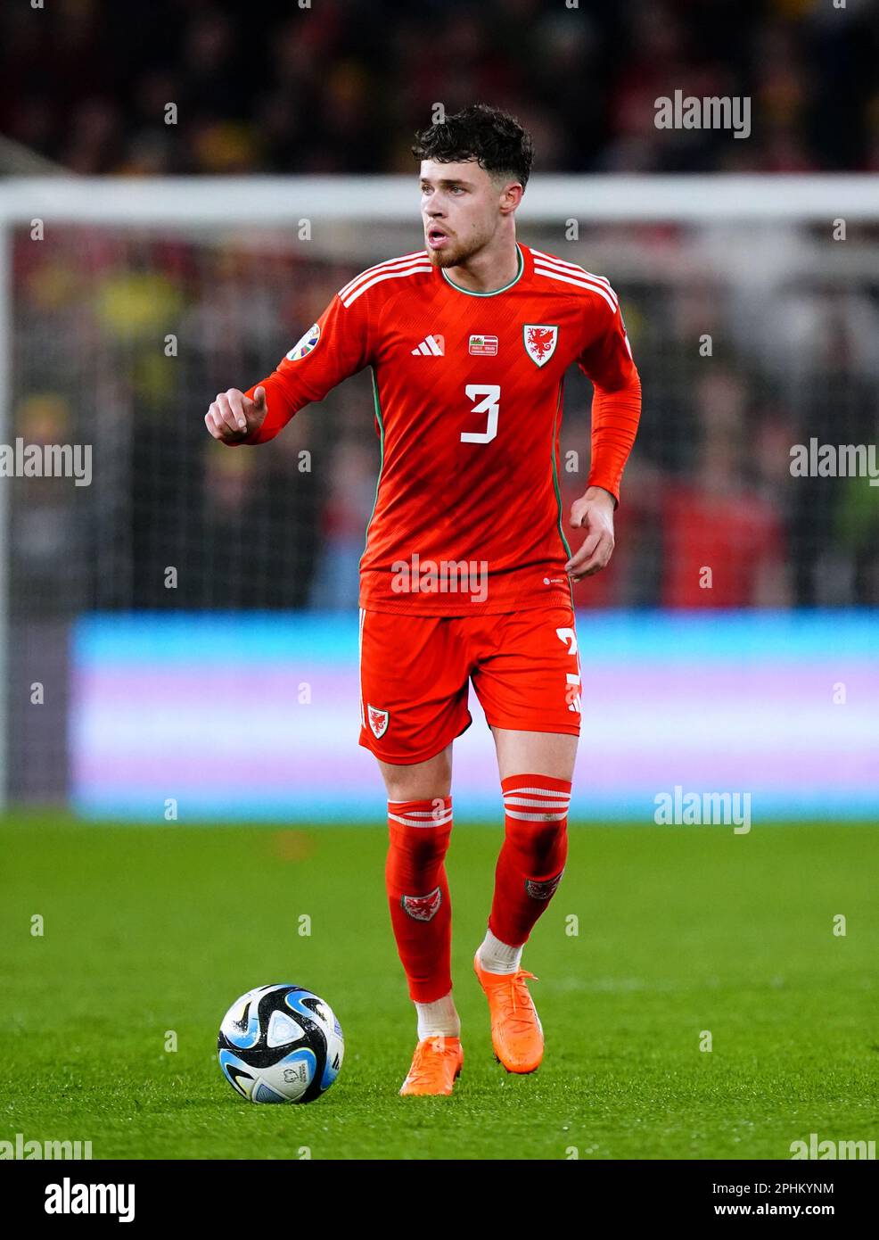 Wales' Neco Williams during the UEFA Euro 2024 qualifying group D match