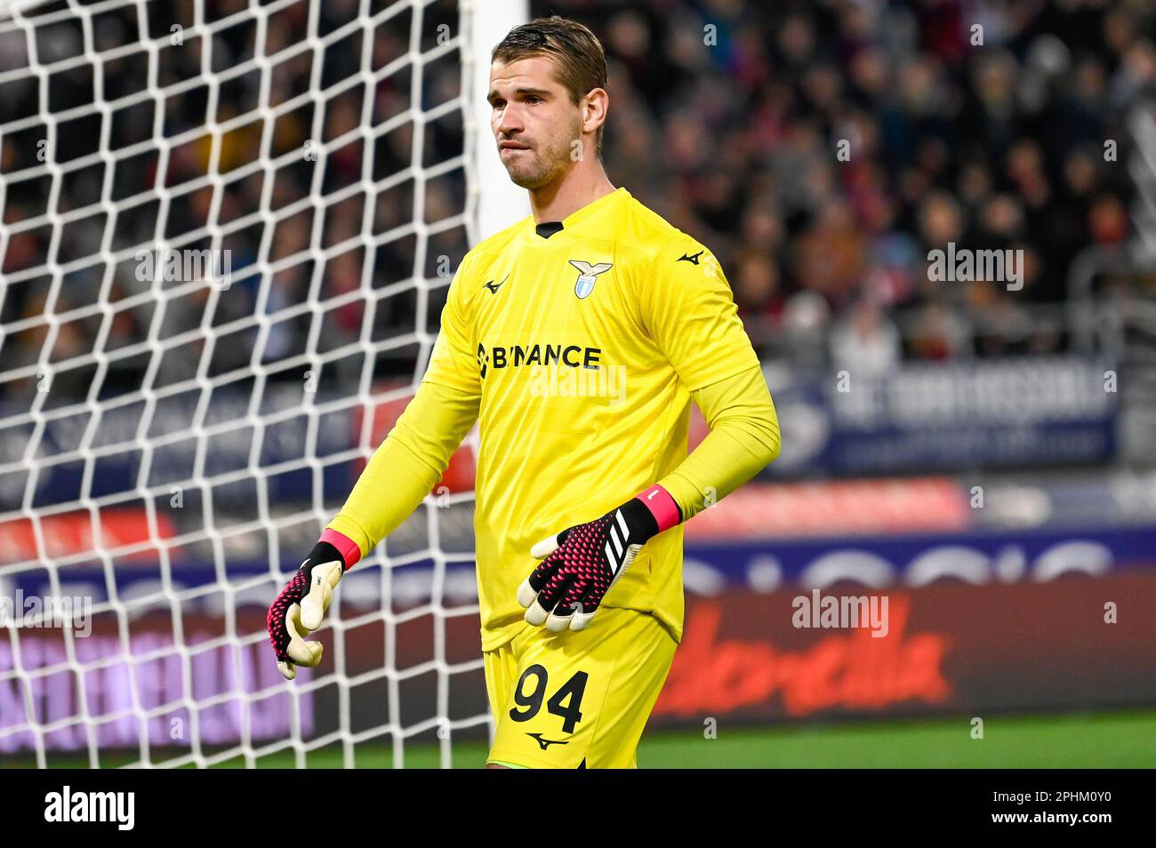 Bologna, Italy. 11th Mar, 2023. Lazioâ&#x80;&#x99;s Ivan Provedel portrait during Bologna FC vs SS Lazio, italian soccer Serie A match in Bologna, Italy, March 11 2023 Credit: Independent Photo Agency/Alamy Live News Stock Photo