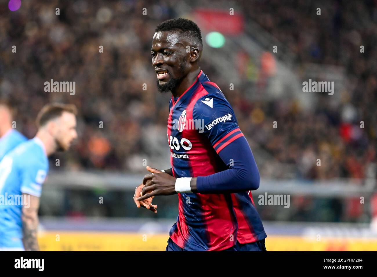 Bologna, Italy. 11th Mar, 2023. Bologna's Musa Barrow portrait during Bologna FC vs SS Lazio, italian soccer Serie A match in Bologna, Italy, March 11 2023 Credit: Independent Photo Agency/Alamy Live News Stock Photo