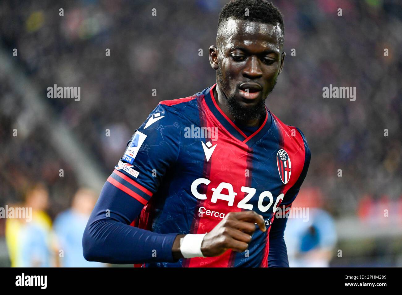 Bologna, Italy. 11th Mar, 2023. Bologna's Musa Barrow portrait during Bologna FC vs SS Lazio, italian soccer Serie A match in Bologna, Italy, March 11 2023 Credit: Independent Photo Agency/Alamy Live News Stock Photo