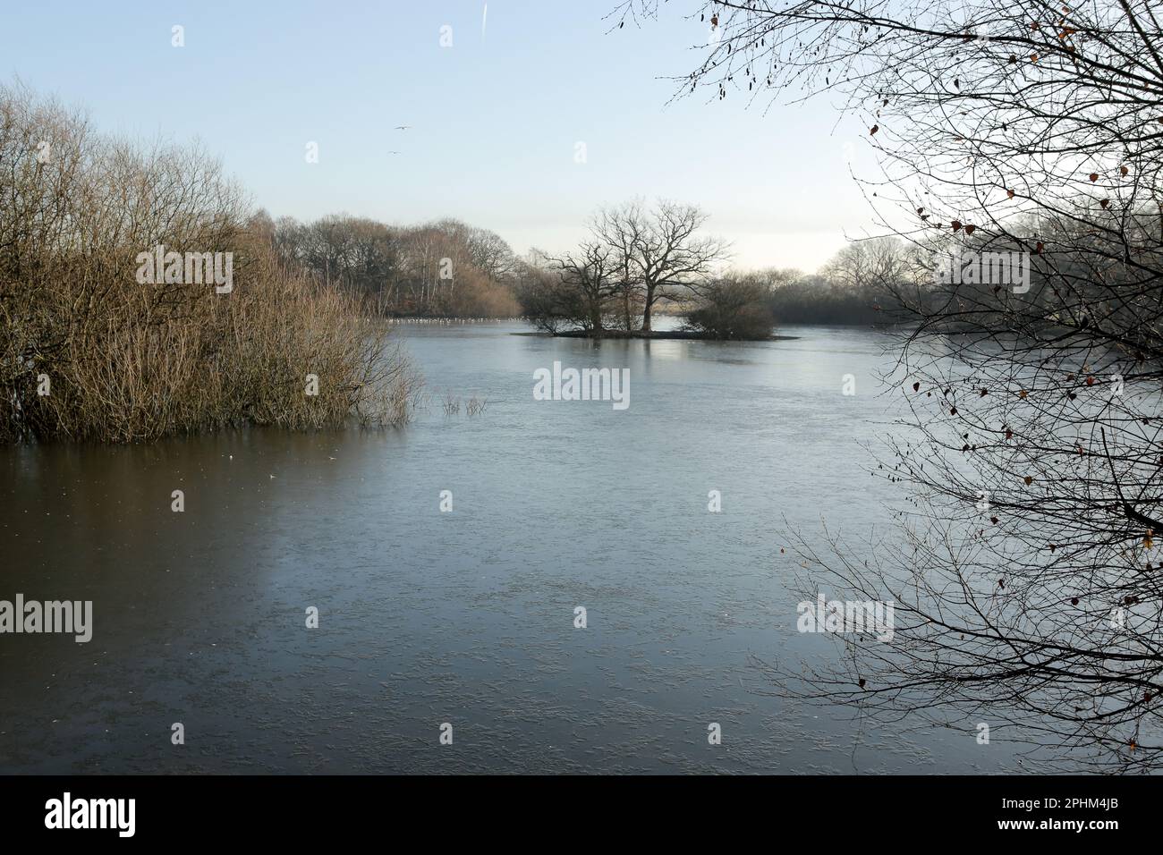 Hollow Ponds, also known as Leyton Flats, Epping Forest on the northern