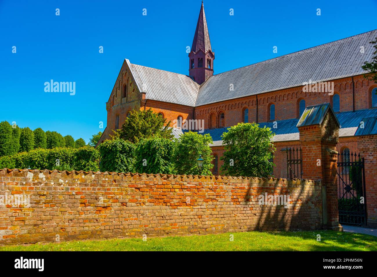 Sorö Klosterkirke viewed during a sunny day in Denmark Stock Photo - Alamy