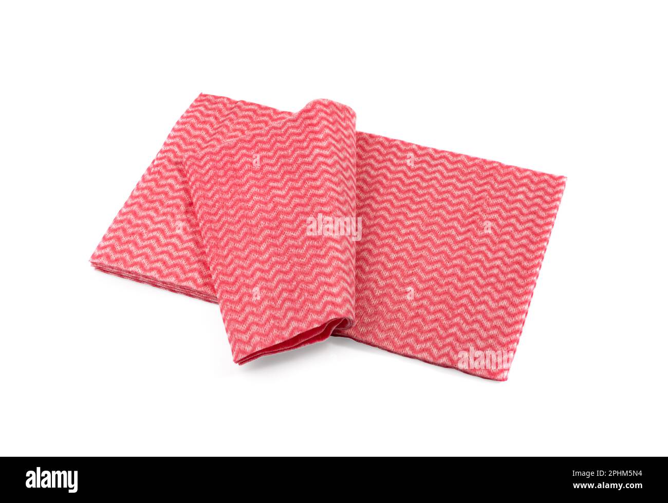 Cleaning Cloth Isolated, Pink Wipe Rag, Cleaning Microfiber Towel