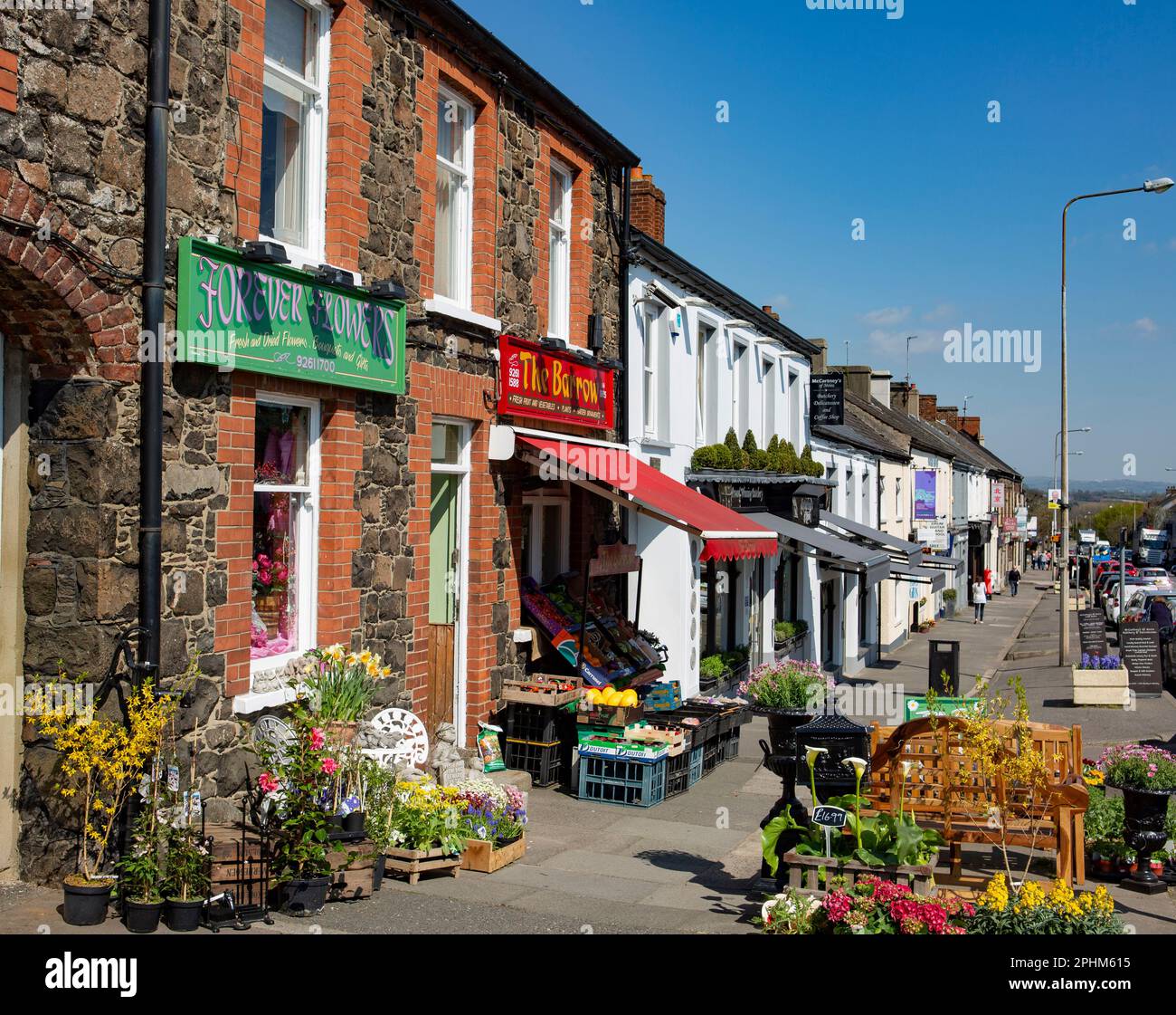 Main Street Moira, County Down, Northern Ireland Stock Photo Alamy