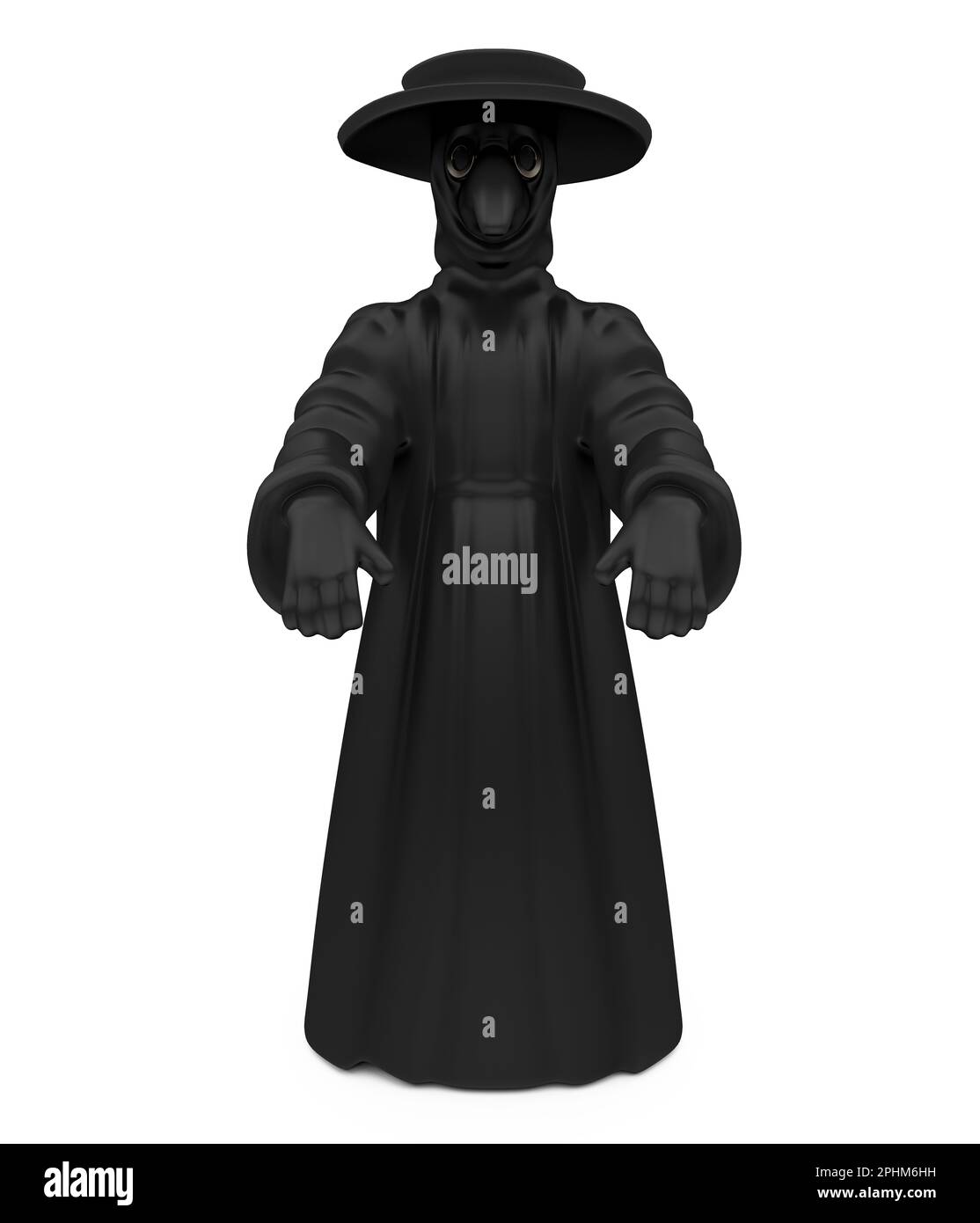 Plague Doctor Isolated Stock Photo