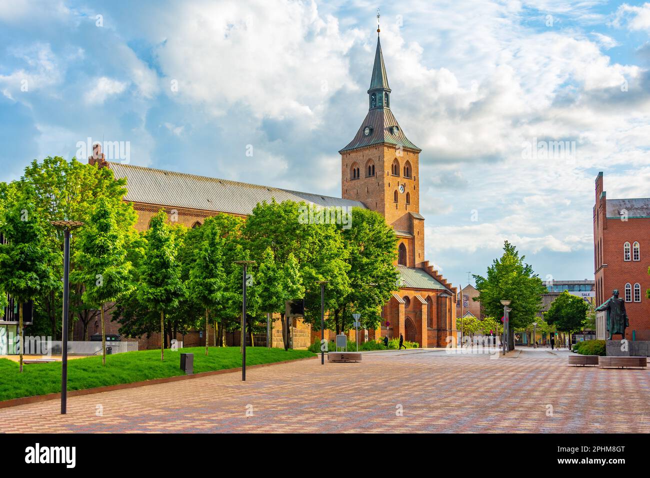 St. Canute's Cathedral in Danish town Odense Stock Photo Alamy
