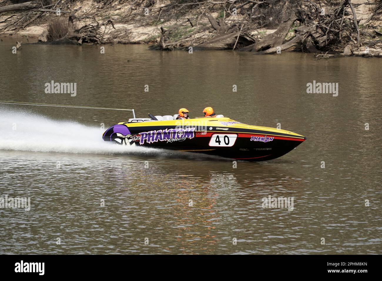 Echuca Victoria Australia March 26 2023, Ski boat 40 The Phantom in