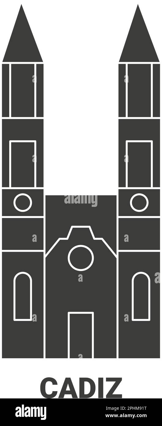 Town hall cadiz plaza de Stock Vector Images Alamy