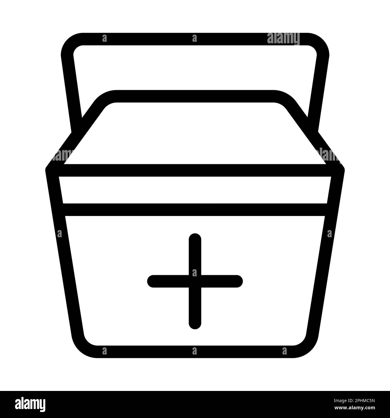 Cooler Vector Thick Line Icon For Personal And Commercial Use Stock ...