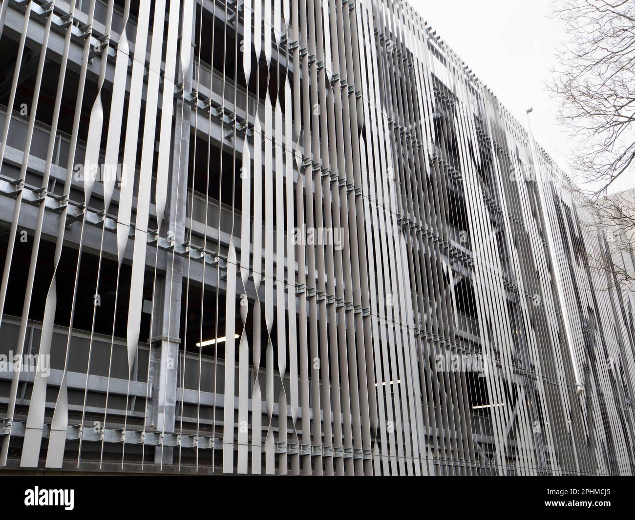 Facade of a car park Oxford