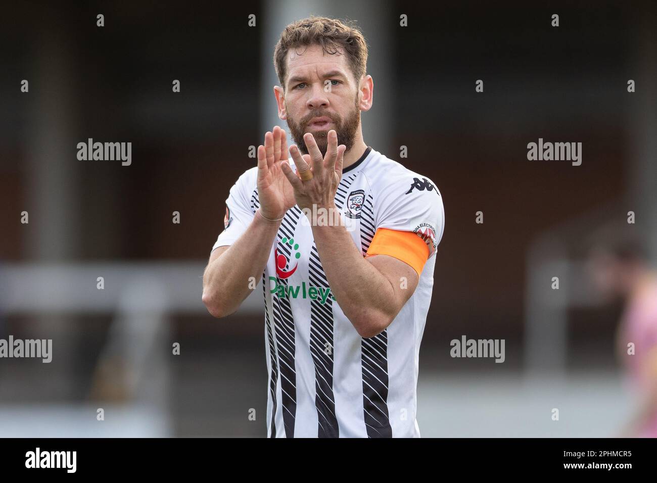 Hereford Football Club player Jared Hodgkiss during a Vanarama National League North fixture. Photo by Craig Anthony. Stock Photo