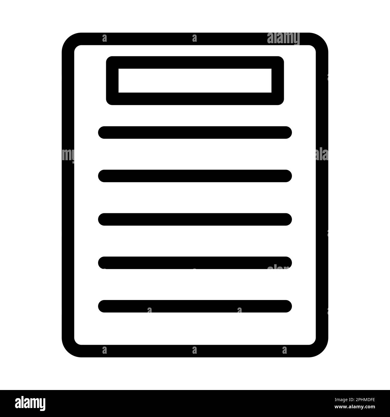 News Report Vector Thick Line Icon For Personal And Commercial Use ...
