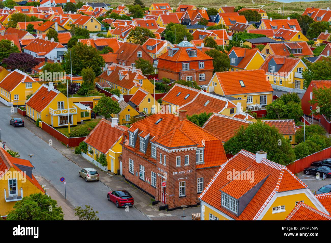 Aerial View Of Danish Town Skagen Stock Photo Alamy aerial-view-of-danish-town-skagen-stock-photo-alamy