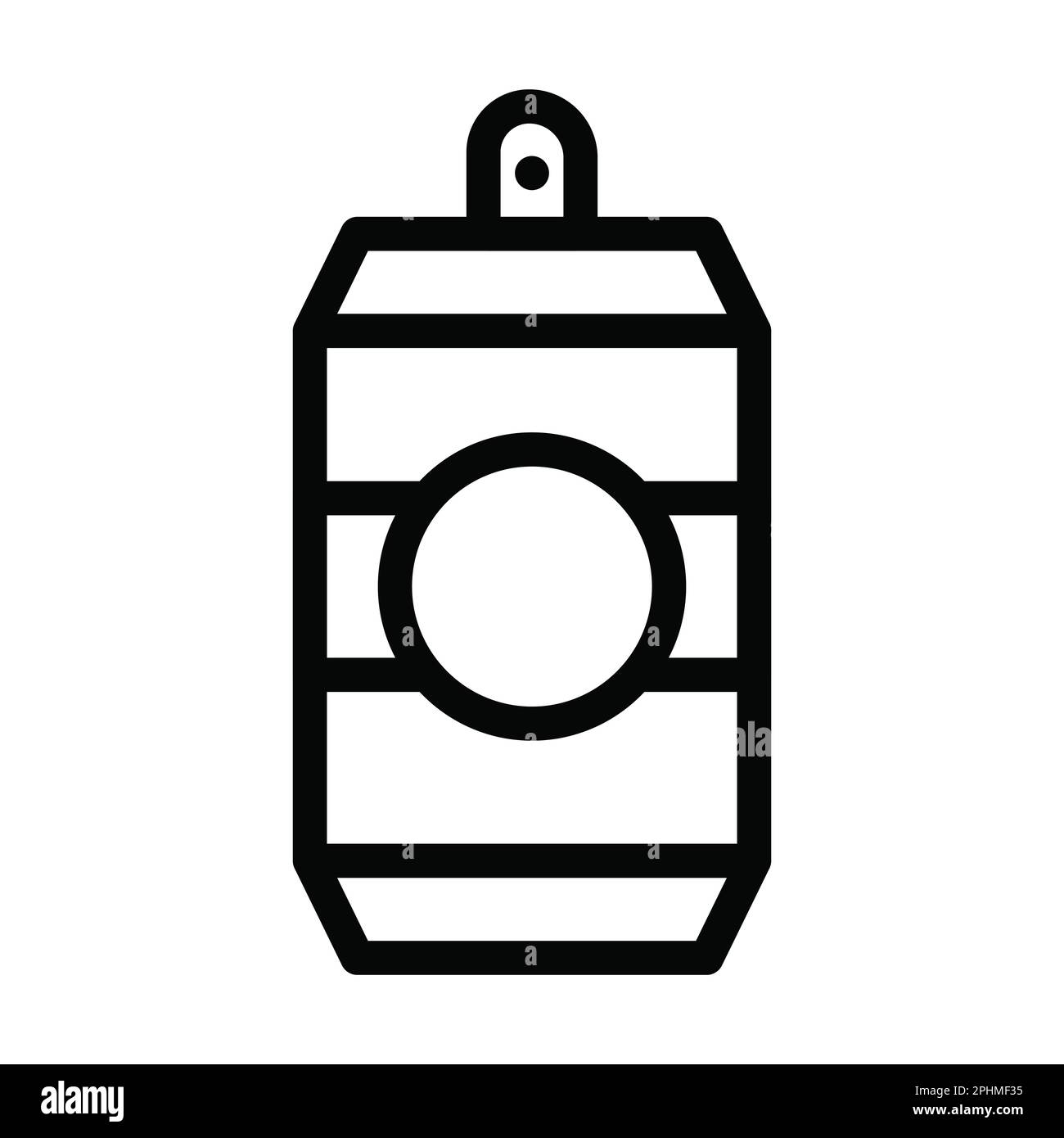Can Vector Thick Line Icon For Personal And Commercial Use Stock Photo ...