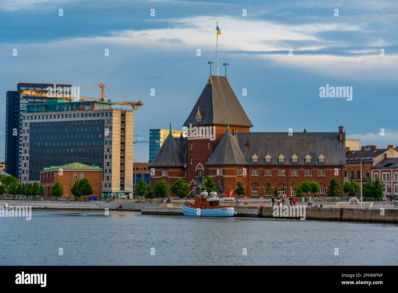 Toldboden house in Aarhus, Denmark. Stock Photo