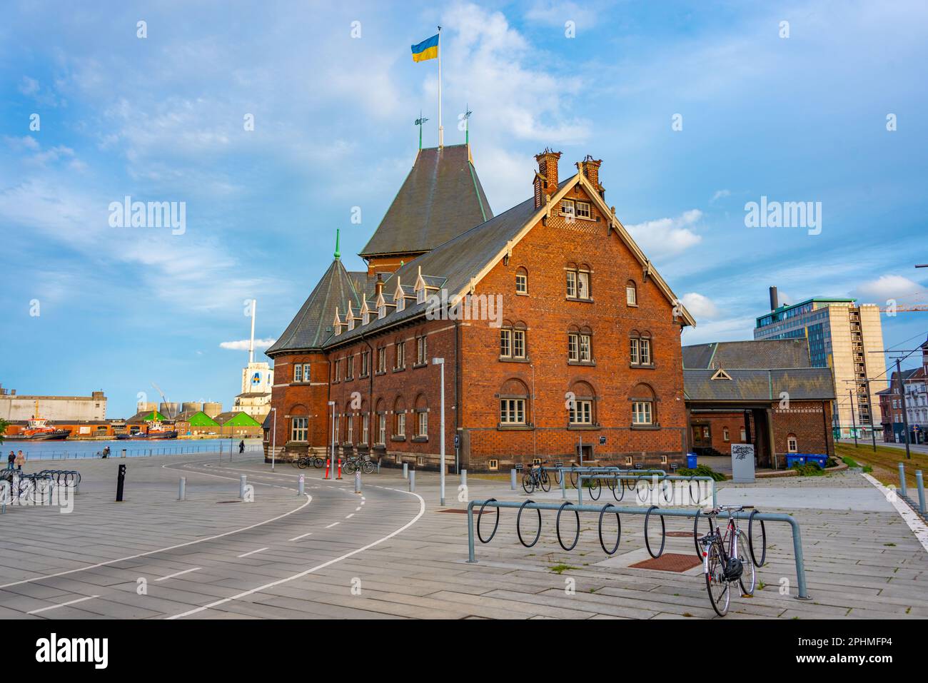 Toldboden house in Aarhus, Denmark. Stock Photo