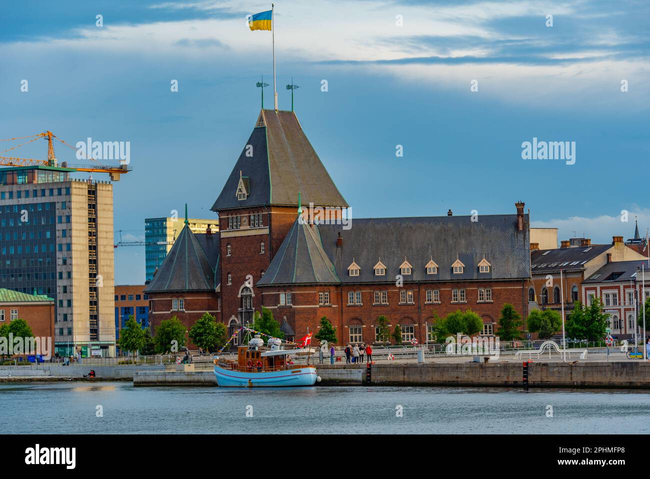 Toldboden house in Aarhus, Denmark. Stock Photo
