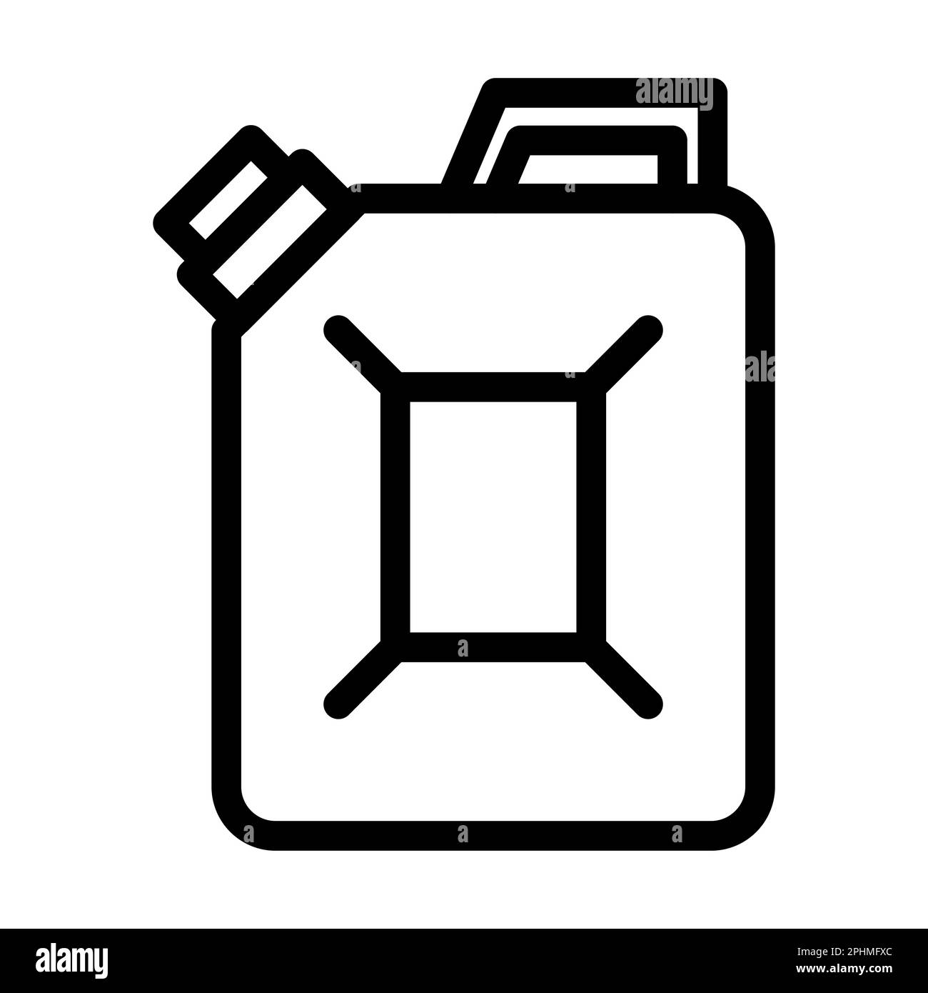 Bio Fuel Vector Thick Line Icon For Personal And Commercial Use Stock