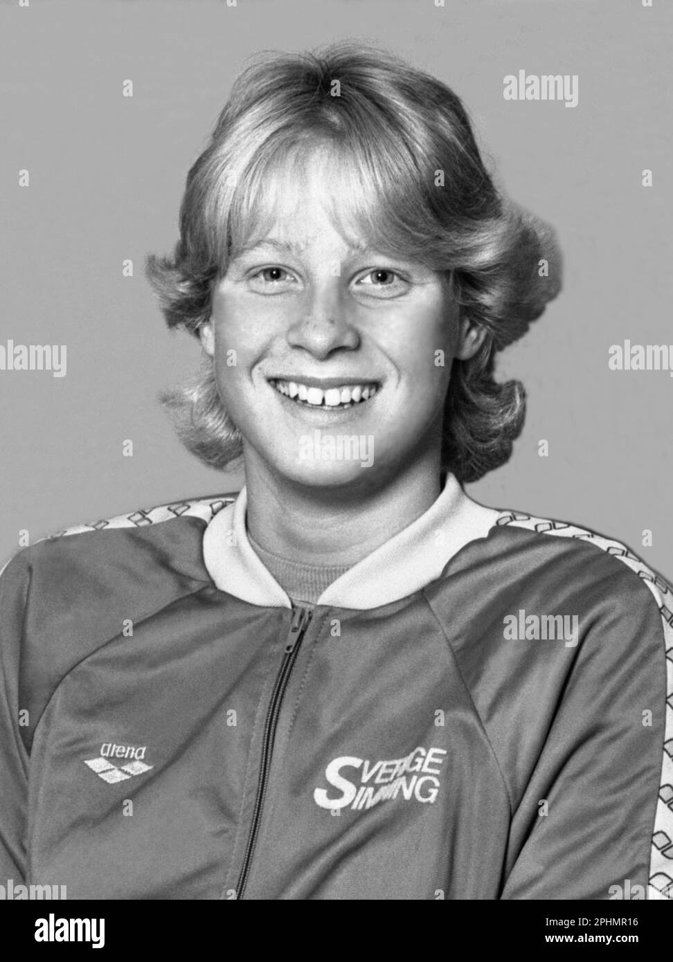 ANETTE PHILIPSSON Swedish swimmer Linköping ASS 200m medley Stock Photo -  Alamy